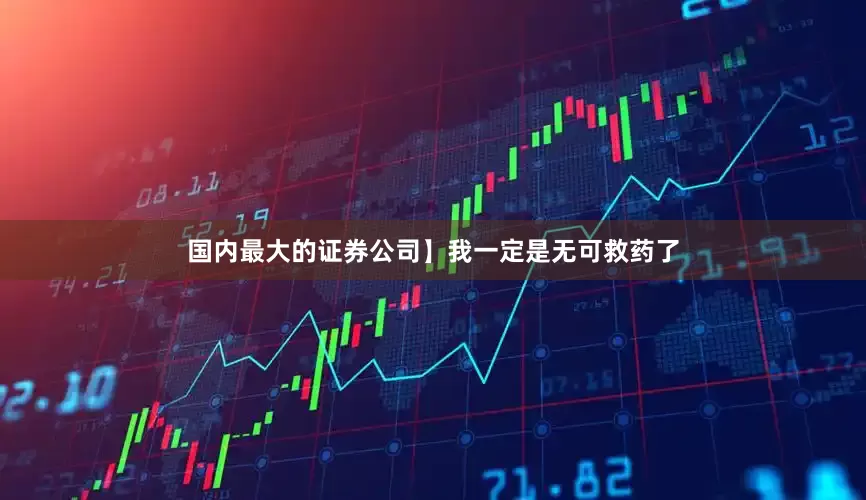 国内最大的证券公司】我一定是无可救药了